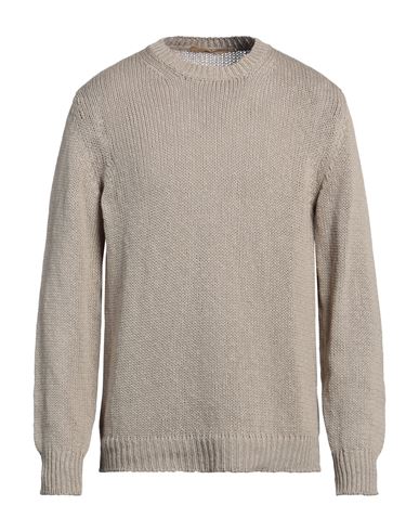 Nuur Man Sweater Beige Size 36 Cotton, Linen