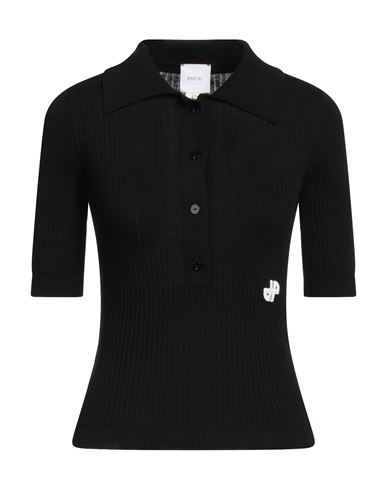Patou Woman Sweater Black Size L Cotton