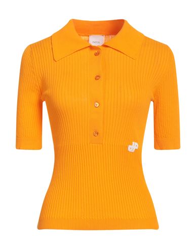 Patou Woman Sweater Orange Size L Cotton