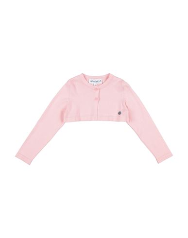 Shop Simonetta Toddler Girl Wrap Cardigans Pink Size 5 Cotton, Viscose, Polyamide, Polyester
