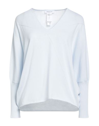 Fabiana Filippi Woman Sweater Sky Blue Size Xs Cotton In White