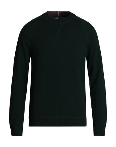 Ps By Paul Smith Ps Paul Smith Man Sweater Dark Green Size Xl Merino Wool