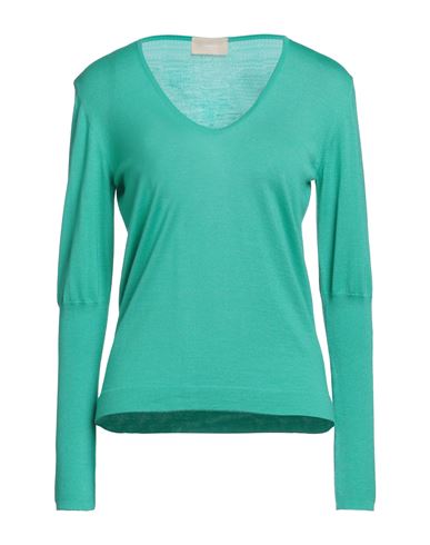 Drumohr Woman Sweater Green Size S Cashmere, Merino Wool, Silk