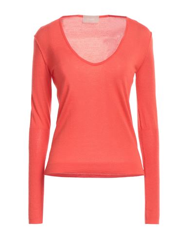Shop Drumohr Woman Sweater Orange Size S Cashmere, Merino Wool, Silk