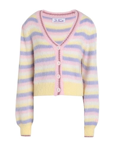 Mc2 Saint Barth Lyza Soft Woman Cardigan Pink Size M Acrylic, Polyamide, Alpaca Wool
