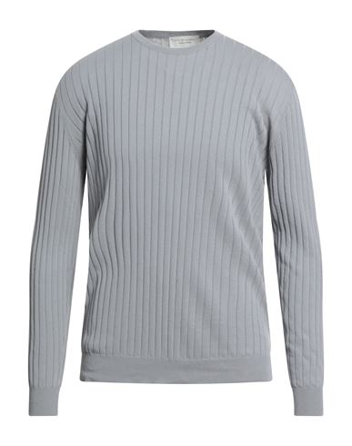 Filippo De Laurentiis Man Sweater Grey Size 44 Cotton In Gray