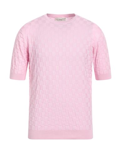 Filippo De Laurentiis Man Sweater Pink Size 44 Cotton In Pink