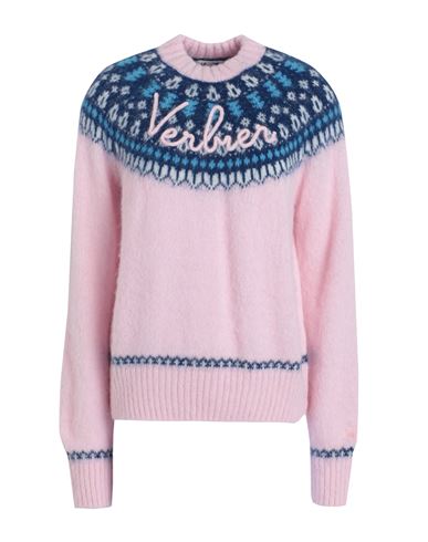 Mc2 Saint Barth New Queen Nordic Soft Woman Sweater Light Pink Size M Acrylic, Polyamide, Alpaca Woo