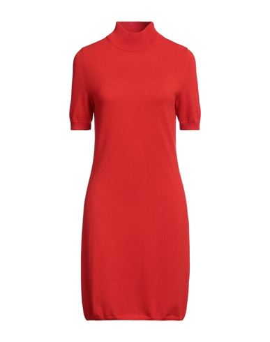 Shop Iris Von Arnim Woman Mini Dress Red Size S Cashmere