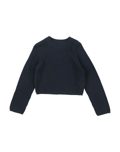 Name It® Babies' Name It Toddler Girl Sweater Navy Blue Size 7 Cotton, Acrylic