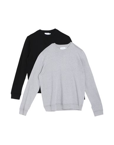 Topman Man Sweater Light Grey Size Xl Cotton In Multi