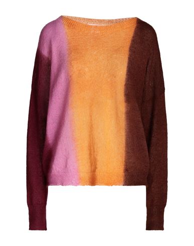 Liviana Conti Woman Sweater Orange Size 6 Mohair Wool, Polyamide, Wool