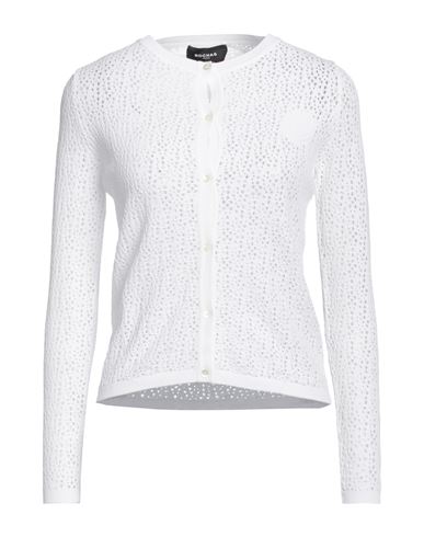 Rochas Woman Cardigan White Size S Viscose, Polyester