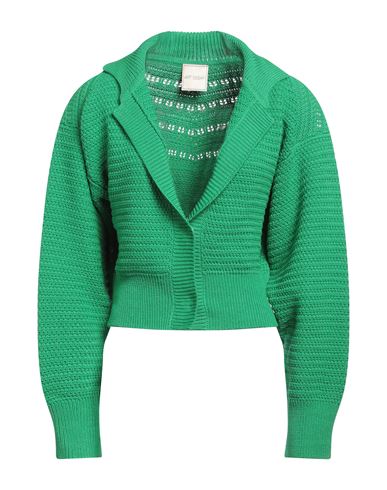Shop Art Essay Woman Cardigan Green Size M Cotton