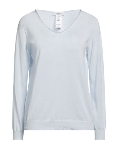 Fabiana Filippi Woman Sweater Sky Blue Size 10 Cotton, Viscose, Polyester
