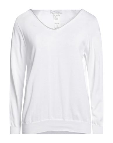 Fabiana Filippi Woman Sweater White Size 8 Cotton, Viscose, Polyester
