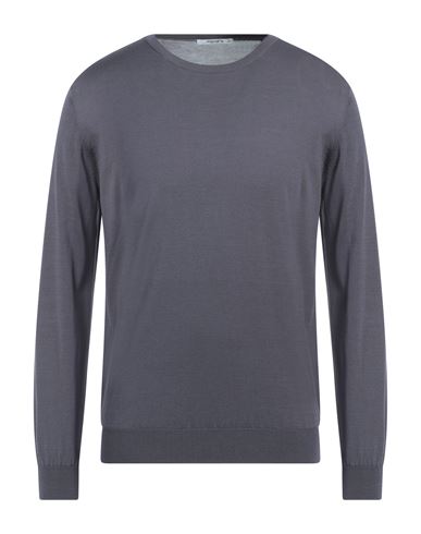 Kangra Man Sweater Lead Size 42 Silk, Cotton In Grey