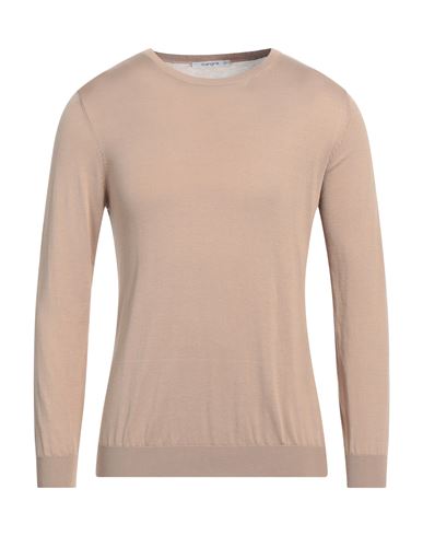 Kangra Man Sweater Camel Size 38 Silk, Cotton In Neutral