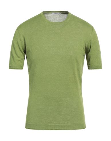 Kangra Man Sweater Green Size 36 Linen