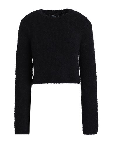 Only Woman Sweater Black Size L Acrylic, Polyester, Polyamide