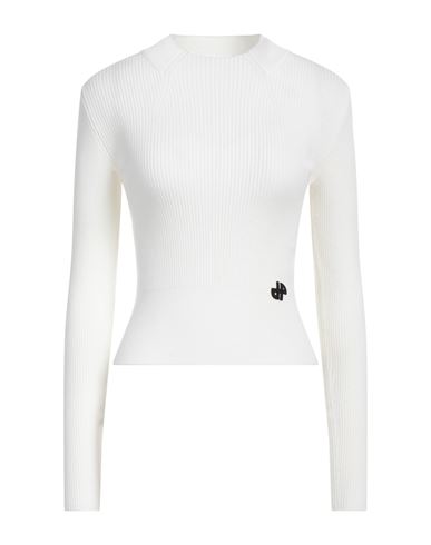 Patou Woman Sweater Off White Size Xs Merino Wool, Polyamide, Elastane