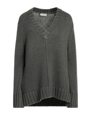 Insieme Woman Sweater Military Green Size 8 Wool, Cashmere