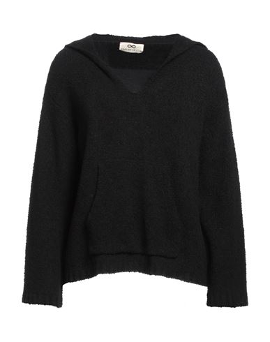 SMINFINITY SMINFINITY WOMAN SWEATER BLACK SIZE XS/S COTTON, CASHMERE, RECYCLED POLYESTER