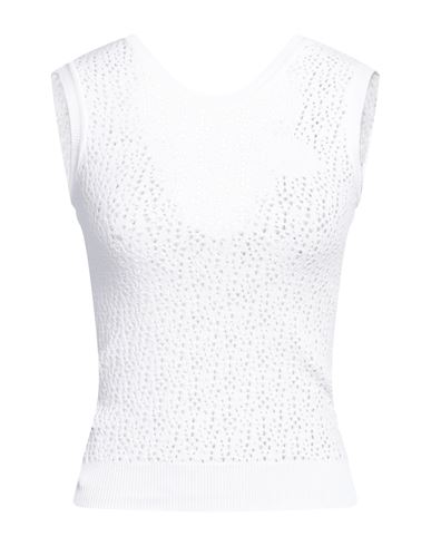 Rochas Woman Sweater White Size L Viscose, Polyester