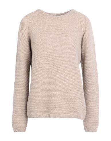Rifò Giulietta Woman Sweater Sand Size L Recycled Cashmere, Recycled Wool In Beige