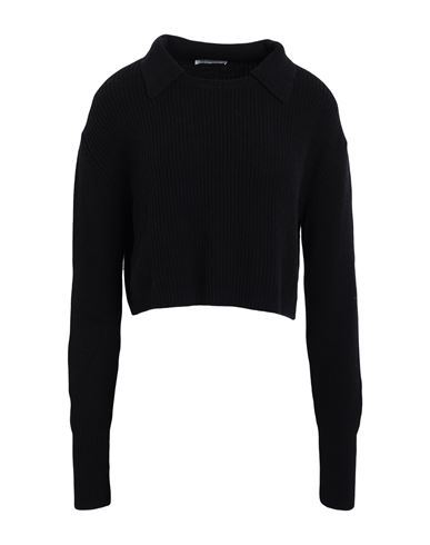 Rifò Woman Sweater Black Size L Recycled Cotton, Organic Cotton