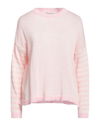 Le Streghe Woman Sweater Pink Size Onesize Cotton, Acrylic