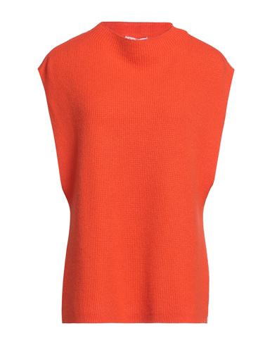 Herzensangelegenheit Woman Sweater Orange Size 12 Wool, Cashmere
