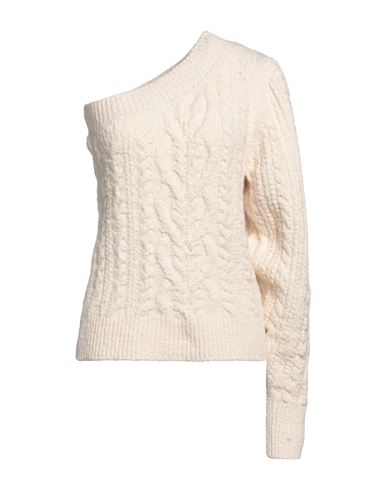 Isabel Marant Woman Sweater Ivory Size 6 Cotton, Polyamide, Elastane In White