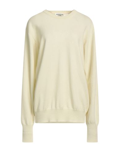 Jil Sander Woman Sweater Ivory Size 10 Cashmere In White