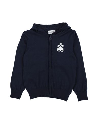 Bikkembergs Toddler Boy Cardigan Navy Blue Size 5 Cotton In Navy Blue