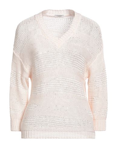 Shop Peserico Woman Sweater Light Pink Size 6 Cotton, Polyester