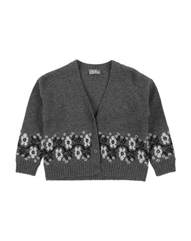 Il Gufo Toddler Girl Cardigan Grey Size 6 Virgin Wool In Grey