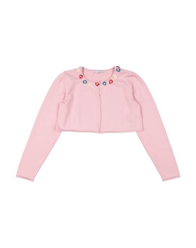 Dolce & Gabbana Toddler Girl Wrap Cardigans Pink Size 5 Cotton, Silk, Viscose In Pink