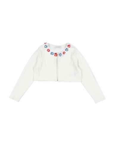 Dolce & Gabbana Toddler Girl Wrap Cardigans Ivory Size 3 Cotton, Silk, Viscose In White