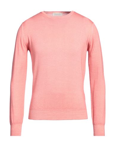 Shop Filippo De Laurentiis Man Sweater Pink Size 36 Merino Wool