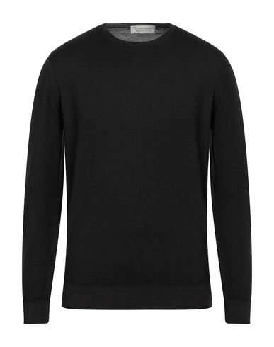 Shop Filippo De Laurentiis Man Sweater Dark Brown Size 40 Merino Wool