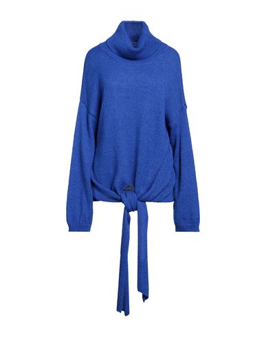 The Lulù Woman Turtleneck Bright Blue Size Onesize Acrylic, Mohair Wool, Nylon