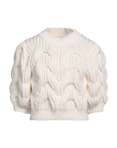 Cecilie Bahnsen Woman Sweater Ivory Size Xs/s Wool In White
