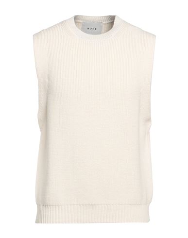 Shop Rohe Róhe Man Sweater Ivory Size S Wool In White