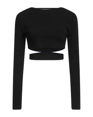 Andreädamo Andreādamo Woman Sweater Black Size S Viscose, Polyester, Polyamide, Elastane