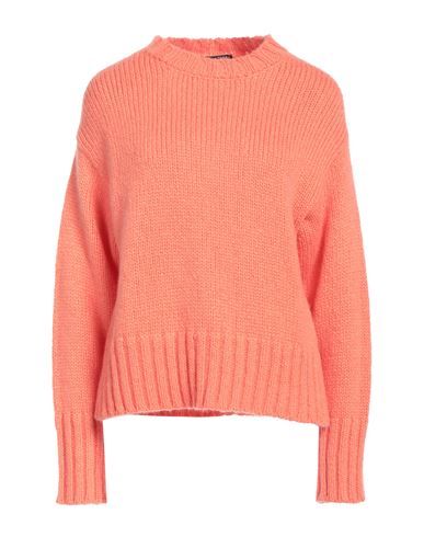 Shop Tessa . Woman Sweater Salmon Pink Size L Mohair Wool, Wool, Polyester