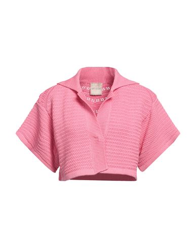 Shop Art Essay Woman Cardigan Pink Size M Cotton