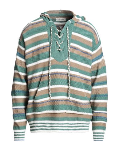 Nick Fouquet Man Sweater Sage Green Size L Linen, Cotton