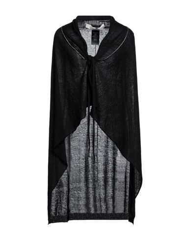 Isabel Benenato Woman Cardigan Black Size L Linen, Cotton