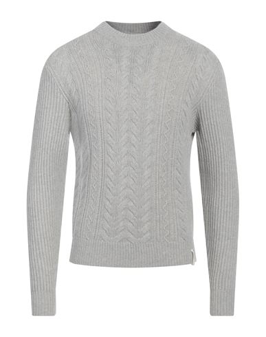 Brooksfield Man Sweater Charcoal Size 48 Virgin Wool In Grey